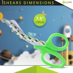 Cynamed Trauma Bandage Scissors - Safety Medical Scissors with Blunt Tip and Serrated Blade