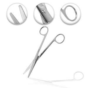 O.R. Grade Mayo Dissecting Scissors with Serrated Blades