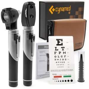 Cynamed Duplex Otoscope Set - Multi-Function Ear Scope for Ear & Eye Examination
