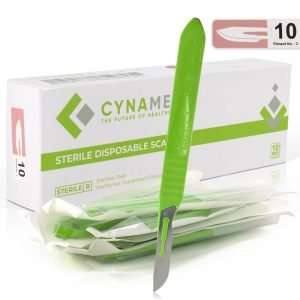 Disposable Scalpels with Graduated Handles - 10 Pack-10