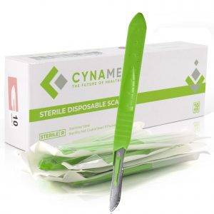 Disposable Scalpels with Graduated Handles - 10 Pack