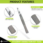 Cynamed 7-Pc Elementary Dissecting Kit with Screw-Lock Scalpel - Image 3