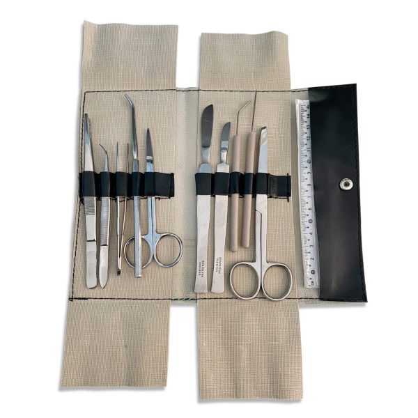 Cynamed Advance Biology Dissecting Kit - Black Vinyl Case (11 Pieces)