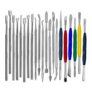 21-Piece Precision Chisels & Spatula Set for Models, Crafts, Wax, Polymer & Clay Sculpting