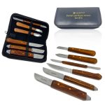 Dental Fahnestock Large, Small Knife, Cynamed Plaster Alignate Spatula and Knife Mixing Modeling Labratory Restorative Instruments 6 Pcs