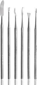 Cynamed Professional Precision Carving Tools Set – 6-Piece Stainless Steel Sculpting, Modeling & Dental Craft Instruments – Ideal for Clay, Wax, & Detail Work – Versatile Art & Dentistry Equipment