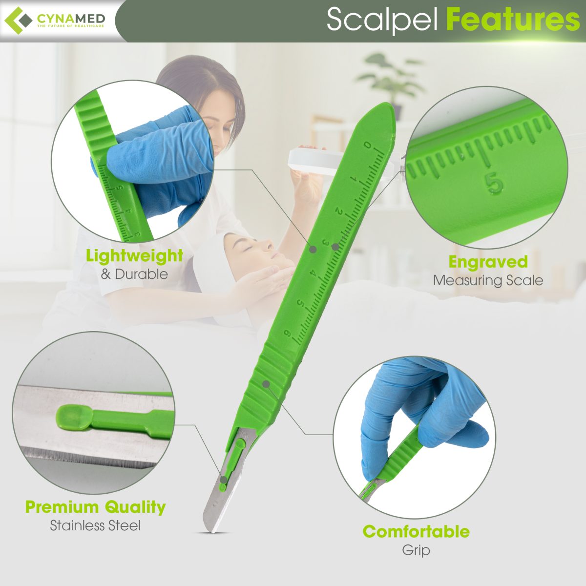 Dermaplaning Disposable Blades - 10R_1