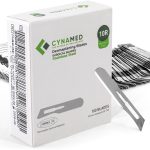 Cynamed Dermaplaning Scalpel Blades, Stainless Steel, Size 10R, Box of 100